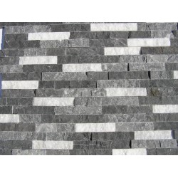 Panel Kamienny  60x15 bazaltowy, kwarcytowy, grafitowo biały