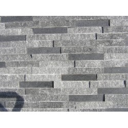 Panel Kamienny 60x15 granitowy ciemny popiel błyszczący