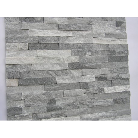 Panel Kamienny 55x15 biały popiel połysk